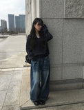 Haren Deep V-neck Loose Fit Knit
