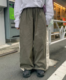 [BAONHAUS] Mutent color combination string banding pants