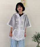 [unisex] Quken Summer Hood Short Sleeve Wind Jumper