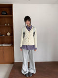 [BAONHAUS] Kathleen Banding Semi-Bootcut Pants