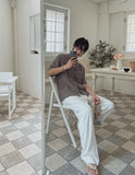 Edith Linen Half Shirt