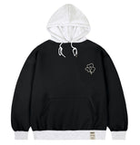 [UNISEX]LUCKY CLOVER Color Matching Hoodie