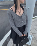 Tessa V Crop Cardigan