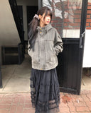 Zefu Pigment Washing Hooded Jacket