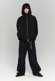 INCISION HOOD HIGHNECK JUMPER
