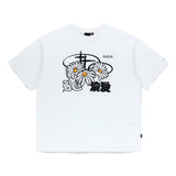 TRIPLE DAISY MIXED LOGO TEE SHIRT