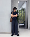 Kuan Linen Striped Pants