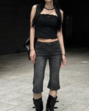 Sarah Capri Denim Pants