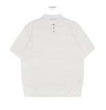 Brit Short Sleeve Collar Knit