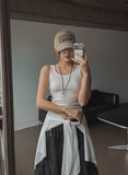 Multi-pocket D-ring Nylon Bermuda Pants