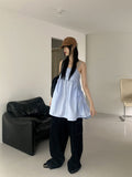 Clate layered pocket string mini sleeveless one piece