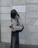 Milan Turtleneck Cable Cropped Knit