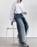 Liesel Slub Wide Denim