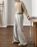 Ronnie Two Tuck Wide Slacks
