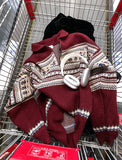 Hugo Wool Knit Half Zip Up