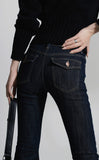 Pocket Stitch Bootcut Jeans