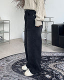 Harpin Wide Banding Denim Pants