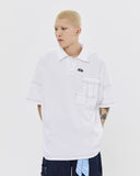 DOUBLE POCKET STITCH PIQUE SHIRT