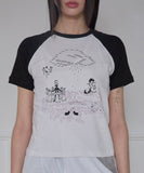 Continent of Mu Waffle Raglan T-Shirt