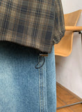 Bemer Check Cap Hood Short Sleeve Shirt