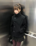 Yuha Double High Neck Wool Coat