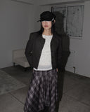 [MADE] Sae Basic Peach Fuzz Cut Collar Short Jacket