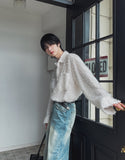 Ader Mohair Crop Shirt