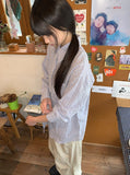 Hamiri Basic Pocket Check Long Sleeve Shirt