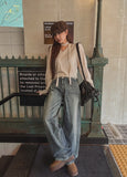 Bonnie Low Rise Wide Denim Pants