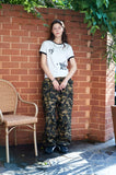 Heart Clef CROP Ringer Short Sleeve Tee