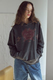 Cupid Crop Pigment Hoodie
