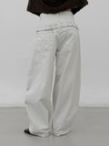 Lepro Studded Adjust Cotton Pants