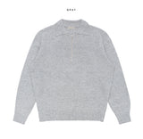 Eve Collar Half Zip Up Knit