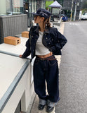 Pose No Collar Non-Fade Denim Jacket