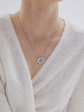 Essence Silver (W) Moissanite Timeless Necklace