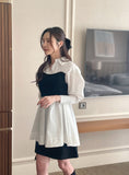 Moileen Layered Knit Shirt Blouse