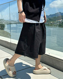 Buckle Balloon Half Pants
