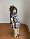 [unisex] Melpo Summer Check Hood Vest