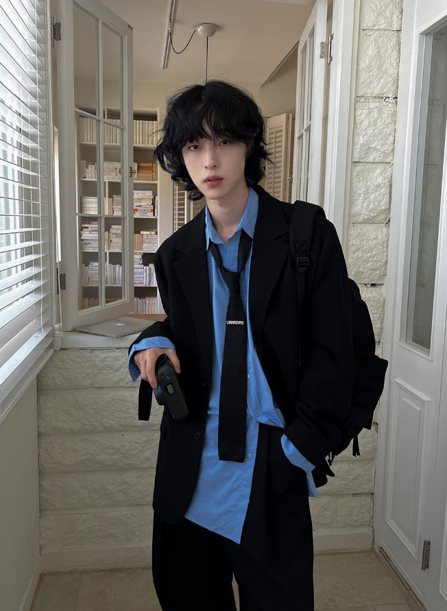 【2plan】Det Pointed Over Blazer 2plan (ツープラン) - ディートポイントオーバーブレザー / Det