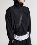 Core Gough Core Hood Windbreaker Crop