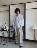 Edition pin tuck overfit shirt