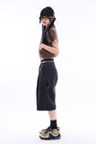 Ripi carpenter bermuda denim pants