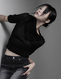 [ EEUN MADE ] BOLD BUTTON KNIT