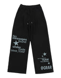 NO-ESSAGES Training Pin Tuck Wide Pants