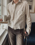 Tote Pigment St Cutting Crop Shirt
