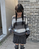 Kanko Two-Pocket Black Denim Mini Skirt