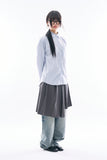 Noma pleats wrap skirt