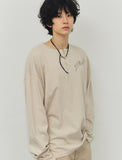 WINGS Henley Neck Long Sleeve T-Shirt