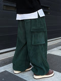 Fleece Cargo Balloon Pants