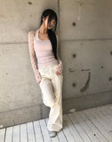 Quto See-through Bolero Cardigan